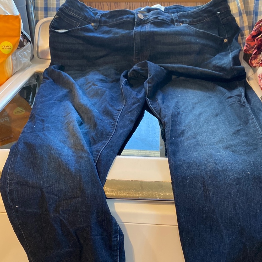 Dark wash jeans